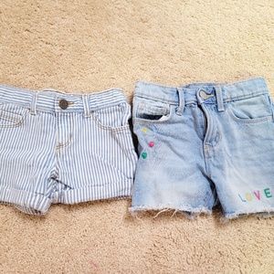 2-pack Old Navy Toddler Jean Shorts, Size 3T
